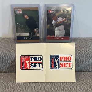 1990 PGA Pro Set - Prototype - Lee Trevino & Bob Tway